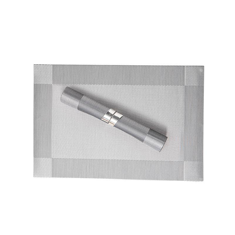 顺祥简约长方餐垫2件套（条纹灰）