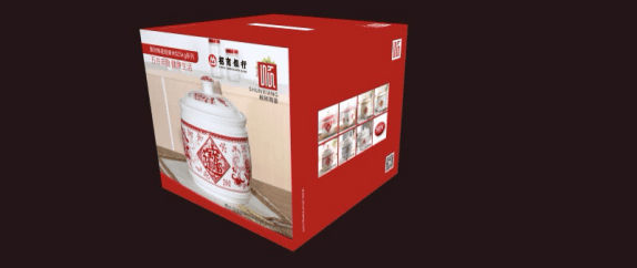 招商银行定造陶瓷米缸包装